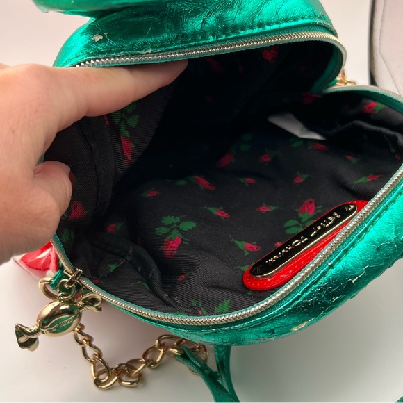 RARE Betsey Johnson Strawberry Candy Crossbody Purse - Picture 4 of 5